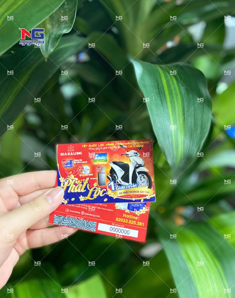 mẫu thẻ cào trúng thưởng
